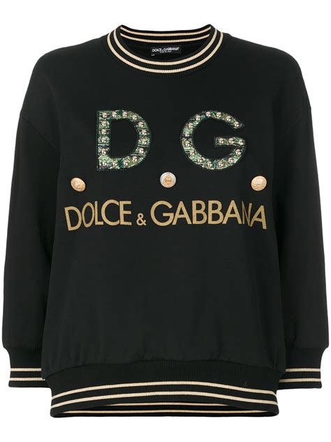 dolce gabbana sweatshirt womens